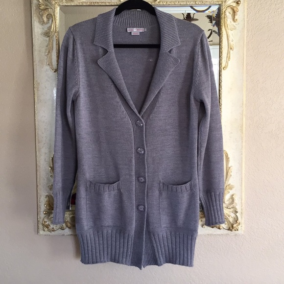 Luigi Baldo Sweaters - Luigi Baldo LB wool cardigan. Heather gray. Size M
